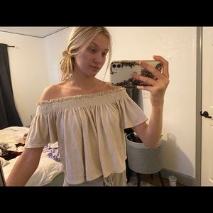 off the shoulder top